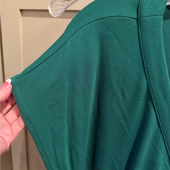 J. Jill Button-Front Midi Dress SZ L; Tie at waist in front or back 20" P2P - Picture 2 of 13